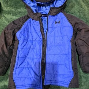 Under Armour Kids Puffer Jacket in Blue and Black